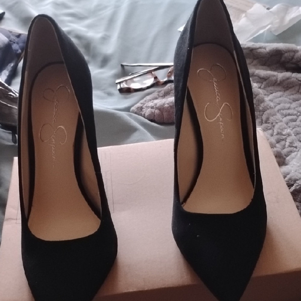 Jessica Simpson Classic Black Heels